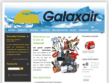 Tablet Screenshot of galaxair.com